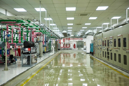 블루에셋 교육센터 실습장 전경 [출처 : 에스원]